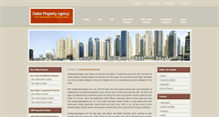 Desktop Screenshot of dubaipropertyagency.com